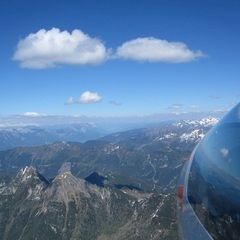 Flugwegposition um 13:10:51: Aufgenommen in der Nähe von Gemeinde Untertauern, Österreich in 2787 Meter
